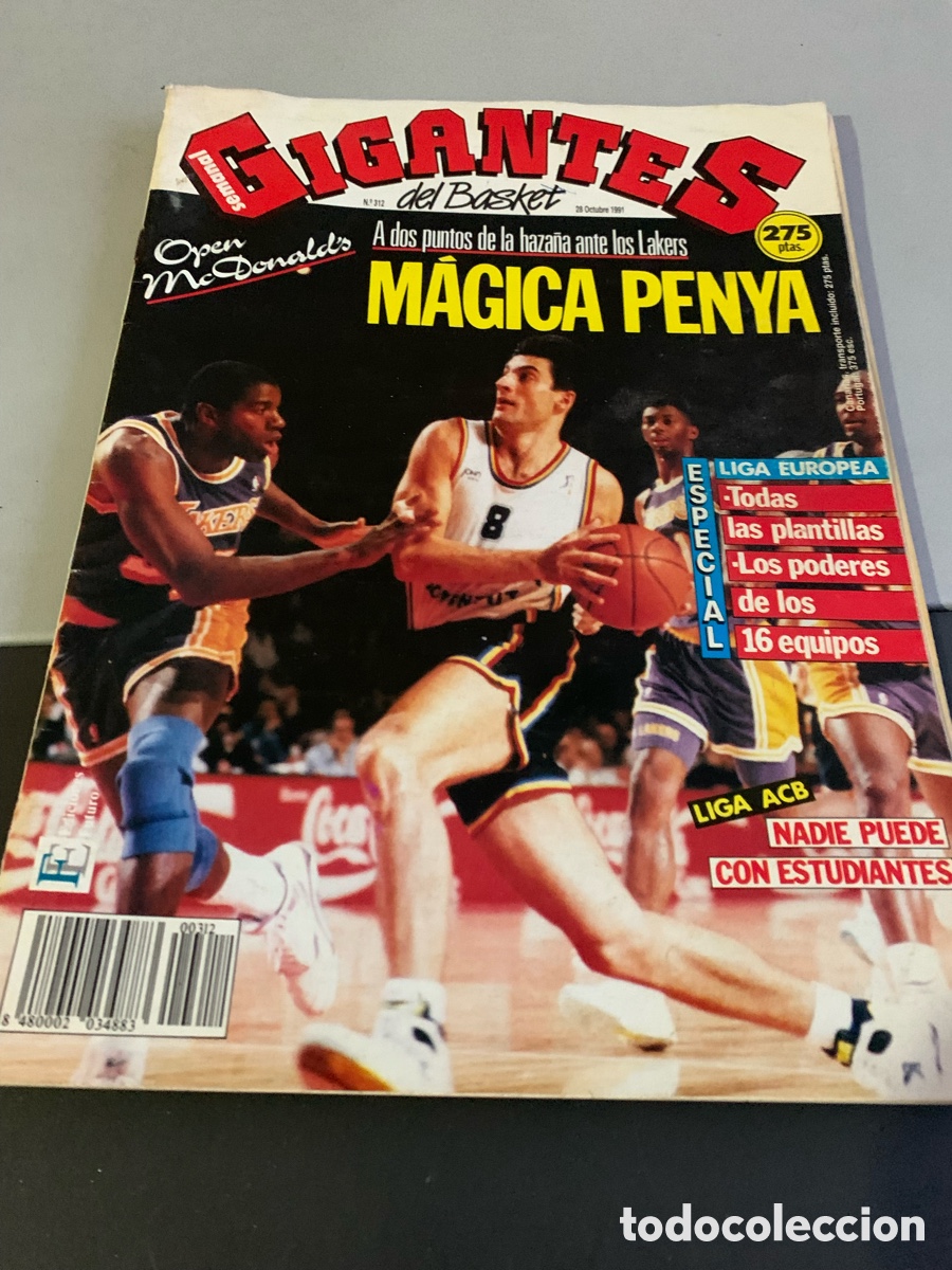 Sports collectibles: GIGANTES del BASKET. 312. P&oacute;ster. Valeri THIKONENKO