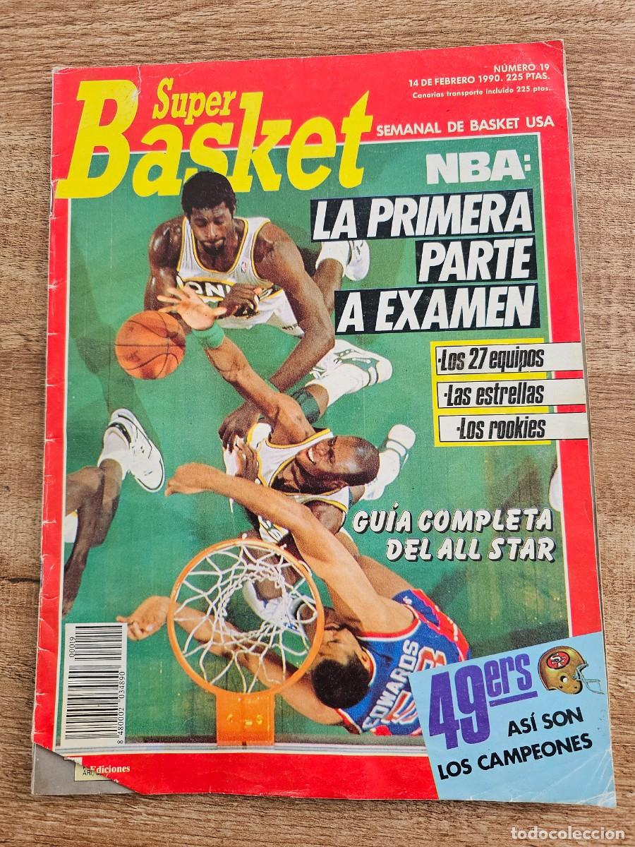 Coleccionismo deportivo: SUPER BASKET - REVISTA BALONCESTO - N&ordm; 19 - FEBRERO 1990