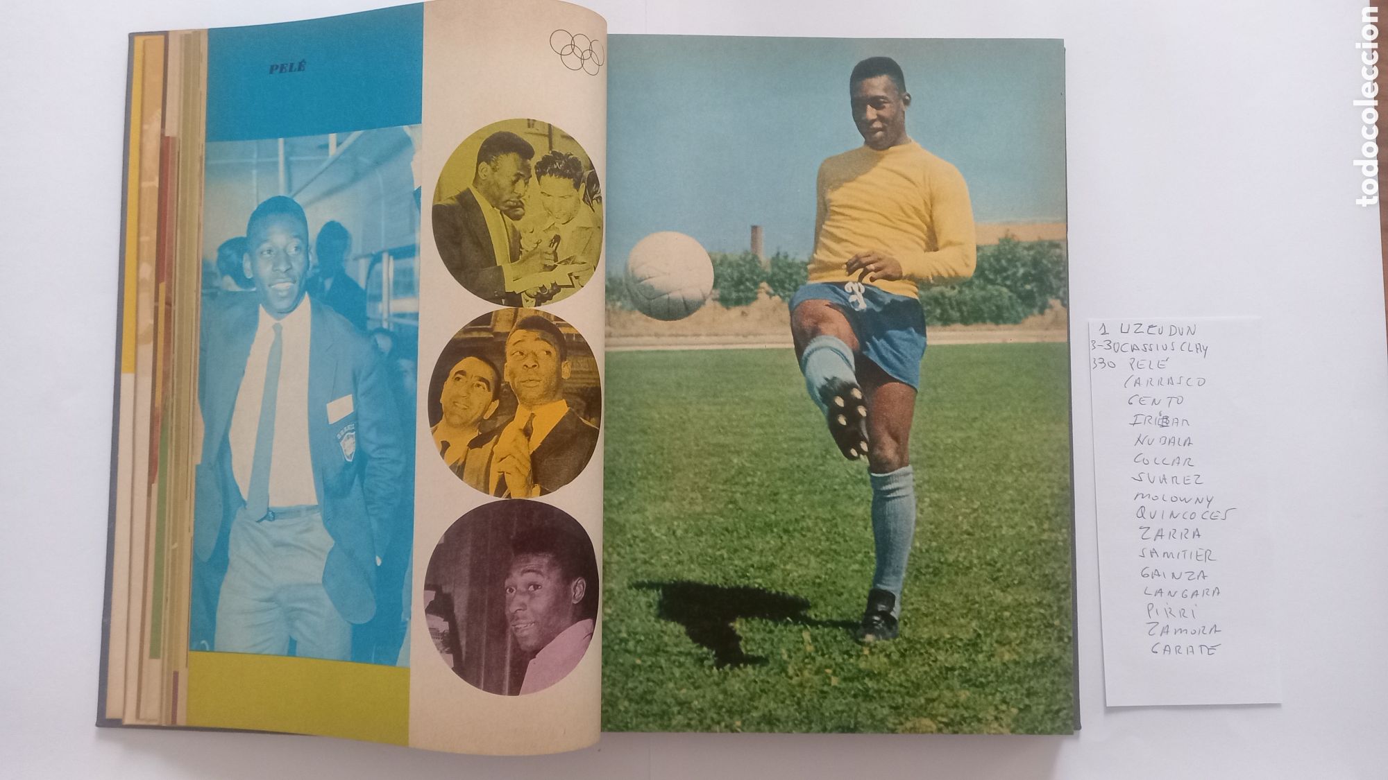 Collezionismo sportivo: FAMOSOS DEL DEPORTE. 18 revistas en tomo de &eacute;poca sin portadas. PELE