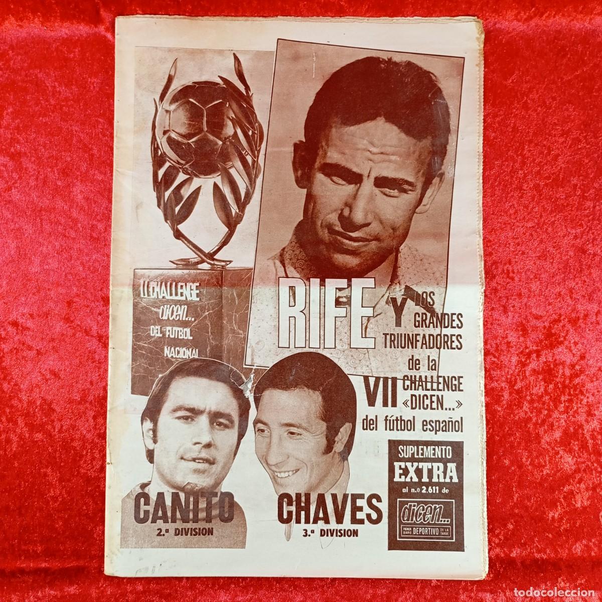 Sports collectibles: REVISTA DICEN - PERIODICO DEPORTIVO - SUPLEMENTO EXTRA AL N&Uacute;MERO 2.611 - FUTBOL / 20