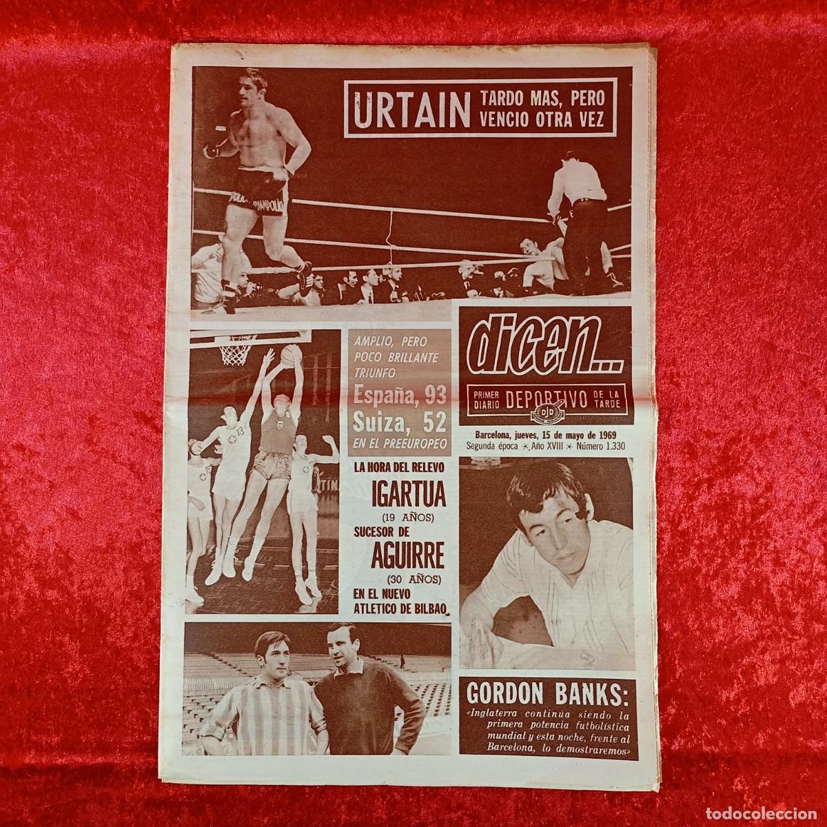 Sports collectibles: REVISTA DICEN - PERIODICO DEPORTIVO - N&Uacute;MERO 1.330 - 15 DE MAYO DE 1969 - FUTBOL / 35
