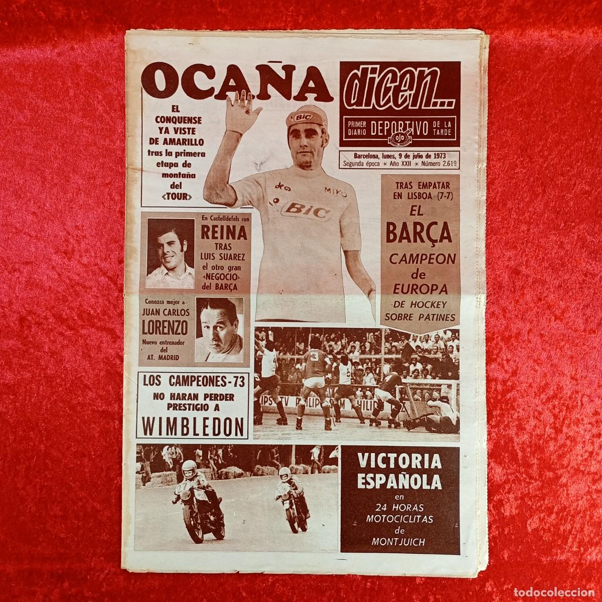 Collectionnisme sportif: REVISTA DICEN - PERIODICO DEPORTIVO - N&Uacute;MERO 2.619 - 9 DE JULIO DE 1973 - FUTBOL / 341