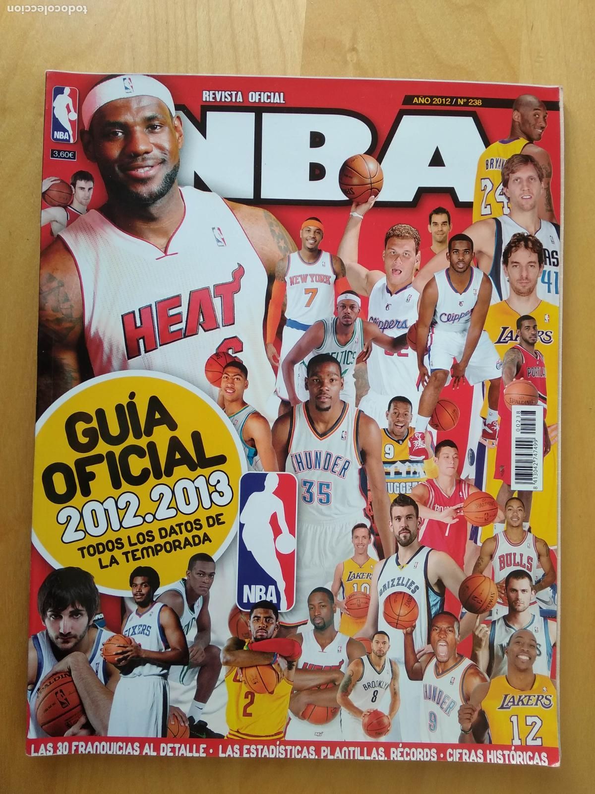 Coleccionismo deportivo: REVISTA NBA GUIA OFICIAL NBA 12 13 2012 2013
