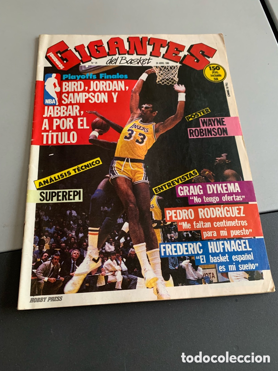 Coleccionismo deportivo: GIGANTES del BASKET. 25. P&oacute;ster. WAYNE ROBINSON