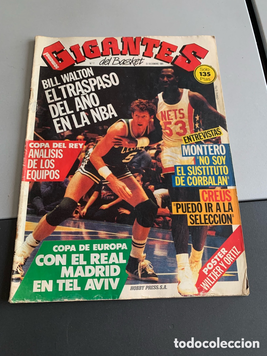 Coleccionismo deportivo: GIGANTES deL BASKET. 7. P&oacute;ster. WILJER-ORTIZ