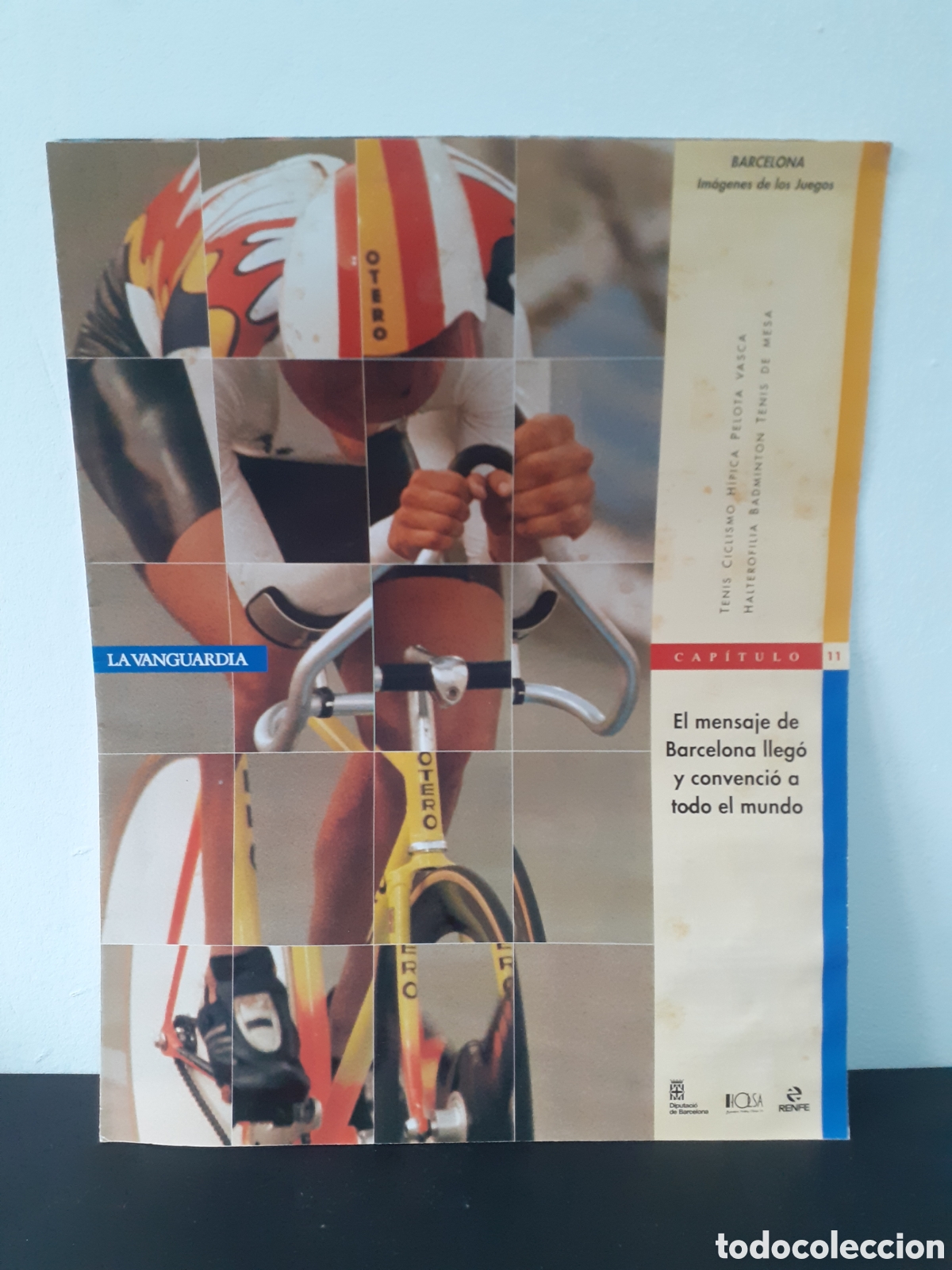 Coleccionismo deportivo: JJOO BARCELONA 92 EN IMAGENES - LA VANGUARDIA CAPITULO 11 - TENIS/CICLISMO/HIPICA/PELOTA VASCA/...