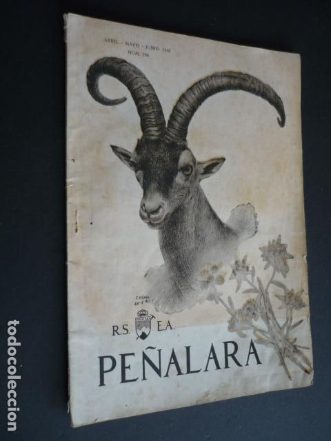 Collectionnisme sportif: PE&Ntilde;ALARA REVISTA ILUSTRADA DE ALPINISMO N&ordm; 296 1948