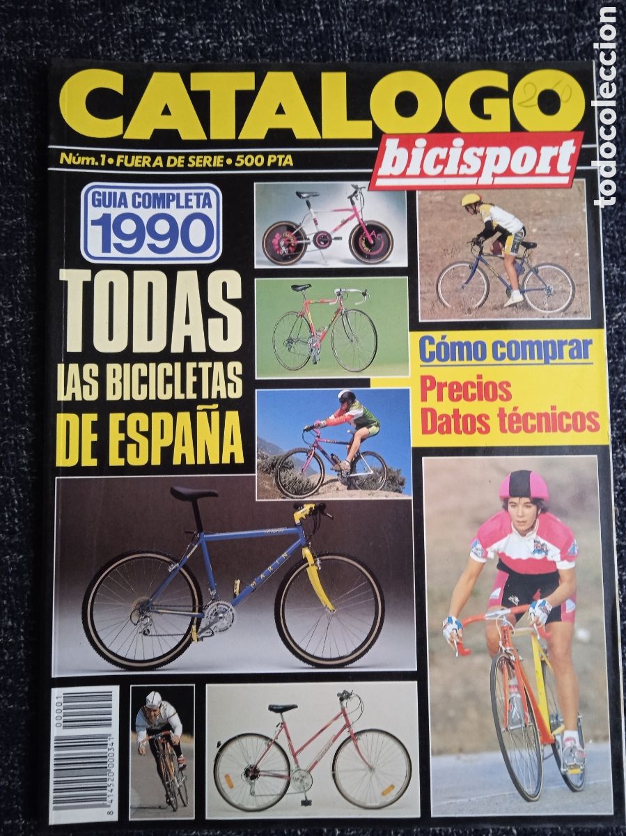 Coleccionismo deportivo: CAT&Aacute;LOGO BICISPORT N&deg; 1. FUERA DE SERIE -TODAS LAS BICICLETAS DE ESPA&Ntilde;A GUIA CO -CICLISMO, BICICLETA