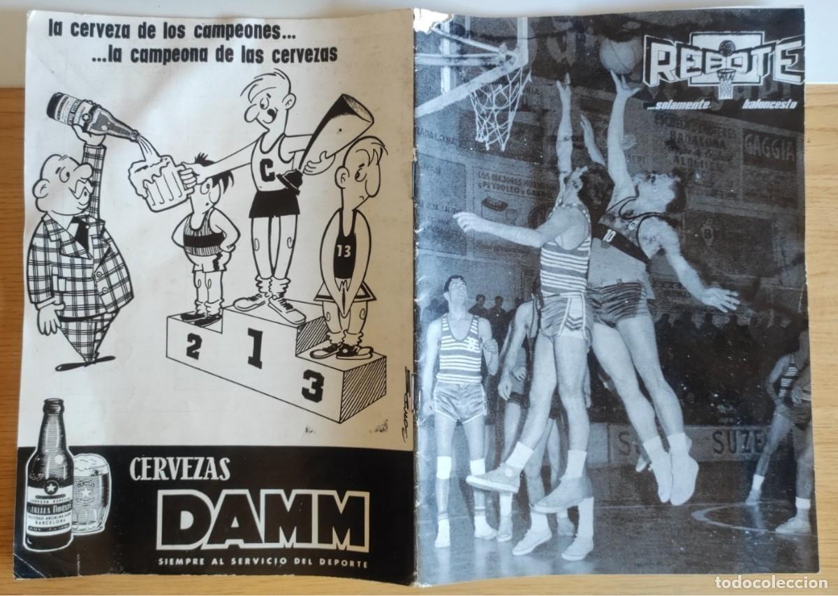 Collezionismo sportivo: REVISTA REBOTE BALONCESTO BASKETBALL 39 1963 CERVEZA DAMM WEST ROBERTSON CHAMBERLAIN BAYLOR PETIT