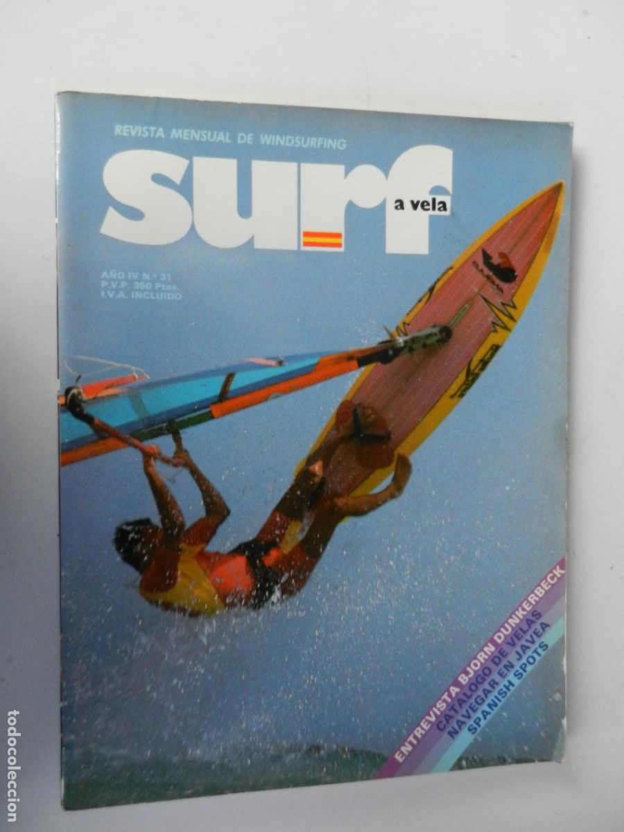 Sammelleidenschaft Sport: SURF A VELA , N&ordm; 31 REVISTA MENSUAL DE WINDSURFING - NAVEGAR EN JAVEA