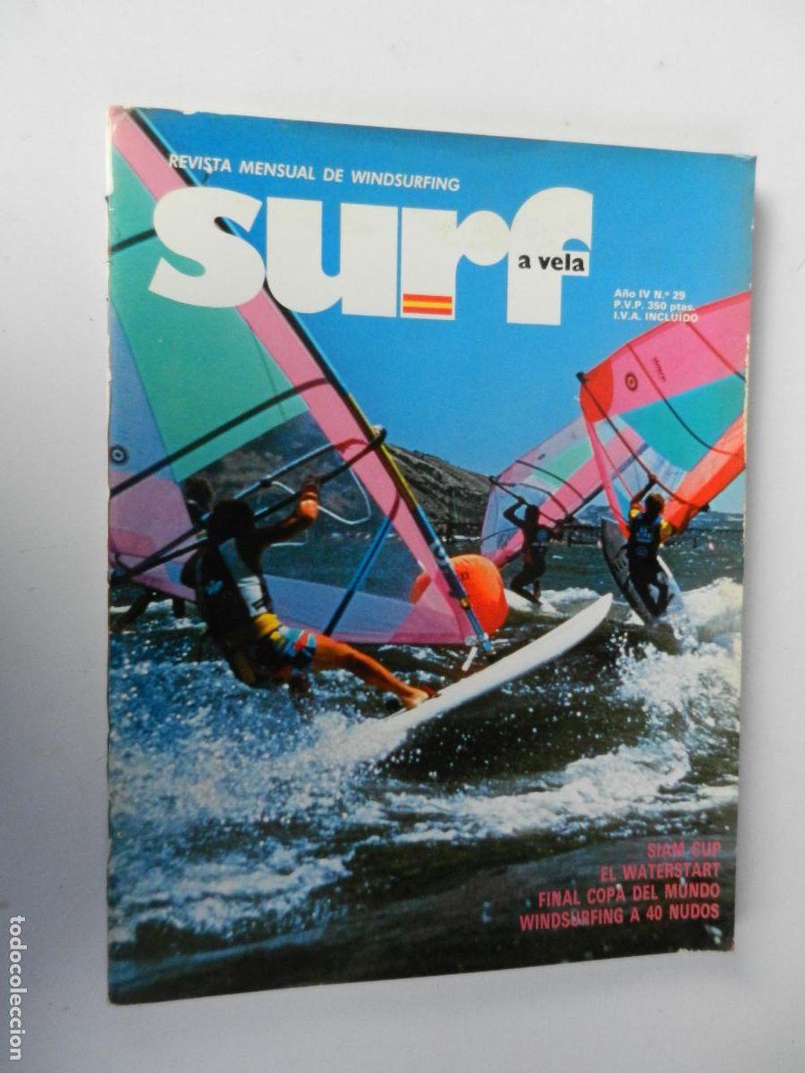 Sammelleidenschaft Sport: SURF A VELA , N&ordm; 29 REVISTA MENSUAL DE WINDSURFING - FINAL COPA DEL MUNDO