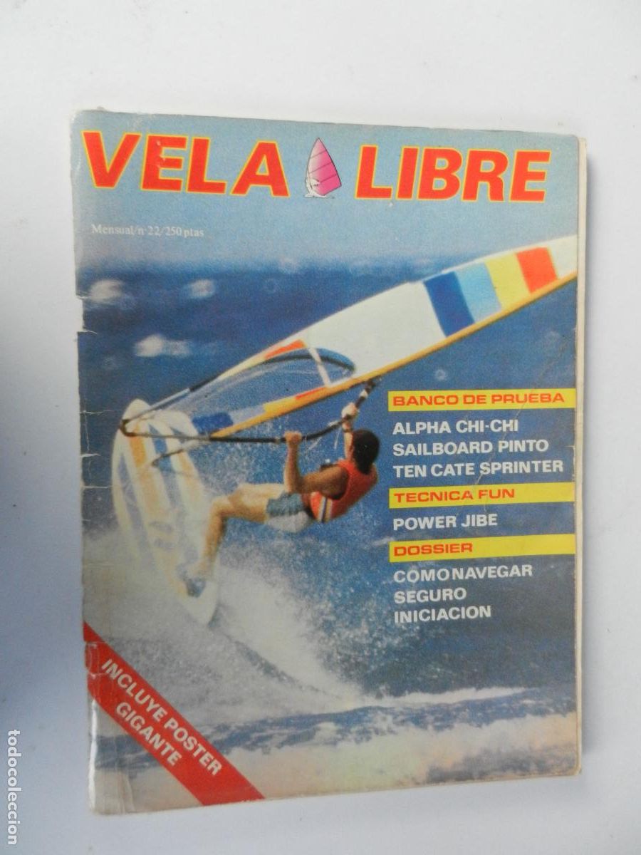 Sammelleidenschaft Sport: VELA LIBRE , REVISTA DE WINSURF N&ordm; 22 - TECNICA FUN - COMO NAVEGAR