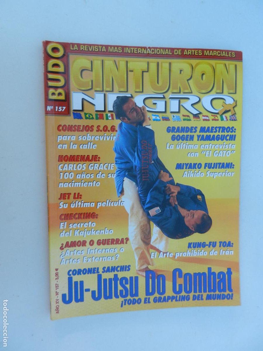 Sammelleidenschaft Sport: CINTURON NEGRO BUDO N&ordm; 157 - REVISTA ARTES MARCIALES -JU-JUTSU DO COMBAT