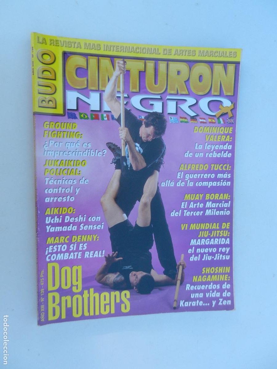 Sammelleidenschaft Sport: CINTURON NEGRO BUDO N&ordm; 139 - REVISTA ARTES MARCIALES -DOG BROTHERS