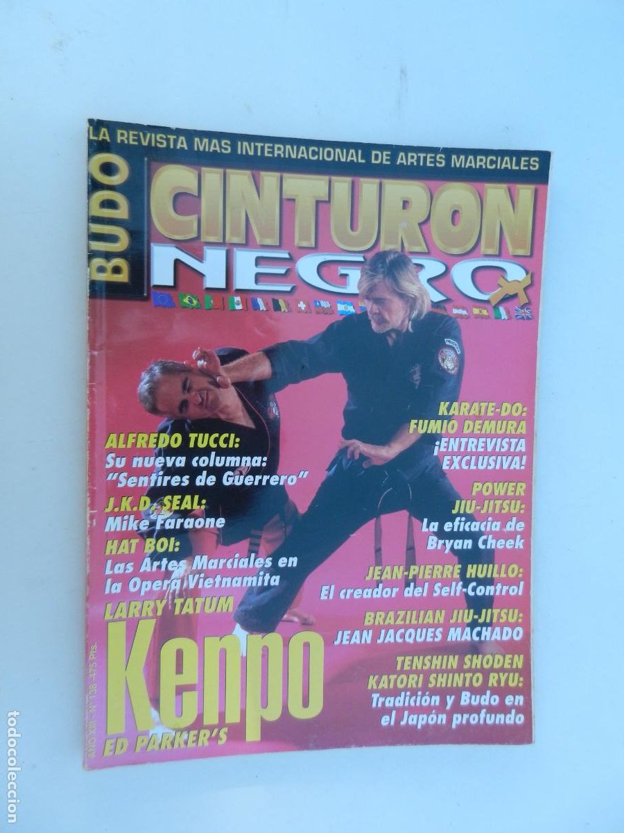 Sammelleidenschaft Sport: CINTURON NEGRO BUDO N&ordm; 138 - REVISTA ARTES MARCIALES -LARRY TATUM -KEMPO