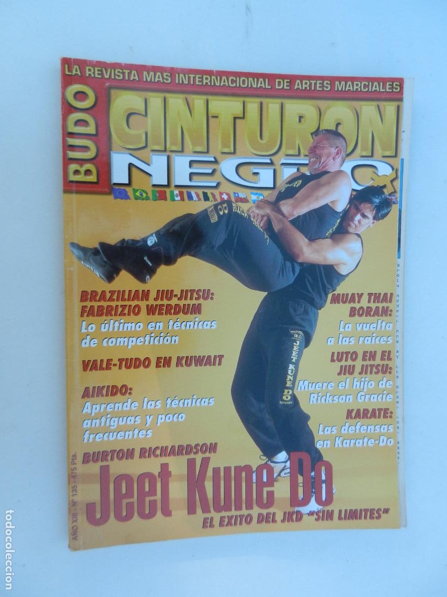 Sammelleidenschaft Sport: CINTURON NEGRO BUDO N&ordm; 135- REVISTA ARTES MARCIALES - JEET KUNE DO - JKD