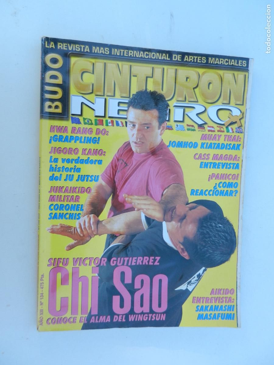 Sammelleidenschaft Sport: CINTURON NEGRO BUDO N&ordm; 134- REVISTA ARTES MARCIALES - CHI SAO SIFU VICTOR GUTIERREZ