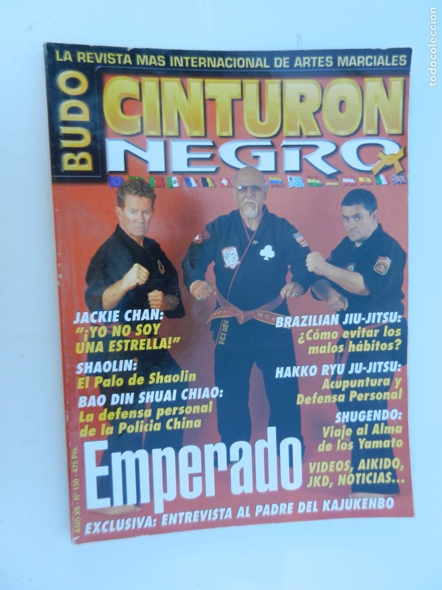 Sammelleidenschaft Sport: CINTURON NEGRO BUDO N&ordm; 130- REVISTA ARTES MARCIALES - EMPERADO , ENTREVISTA AL PADRE DE KAJUKENBO