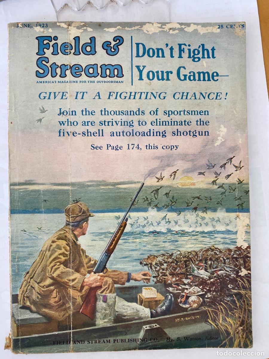 Coleccionismo deportivo: FIELD & STREAM. JUNE 1923. AMERIC'S MAGAZINE FOR THE OUTDOORSMAN.