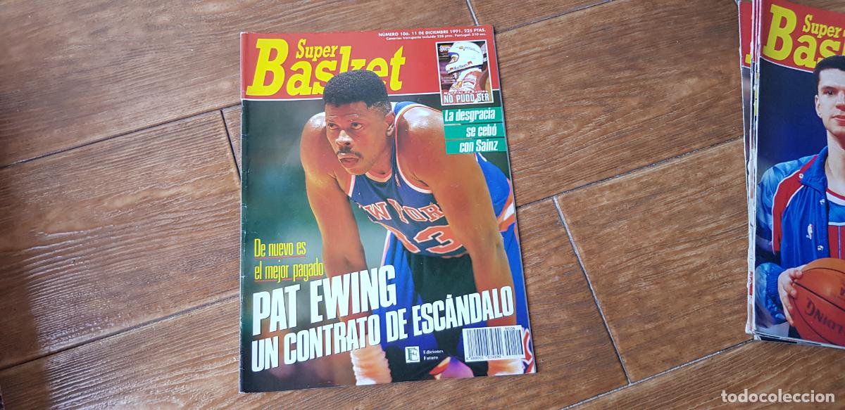 Coleccionismo deportivo: SUPER BASKET N&ordm; 106 REVISTA BALONCESTO NBA 1991 PORTADA PAT EWING POSTER MICHAEL JORDAN