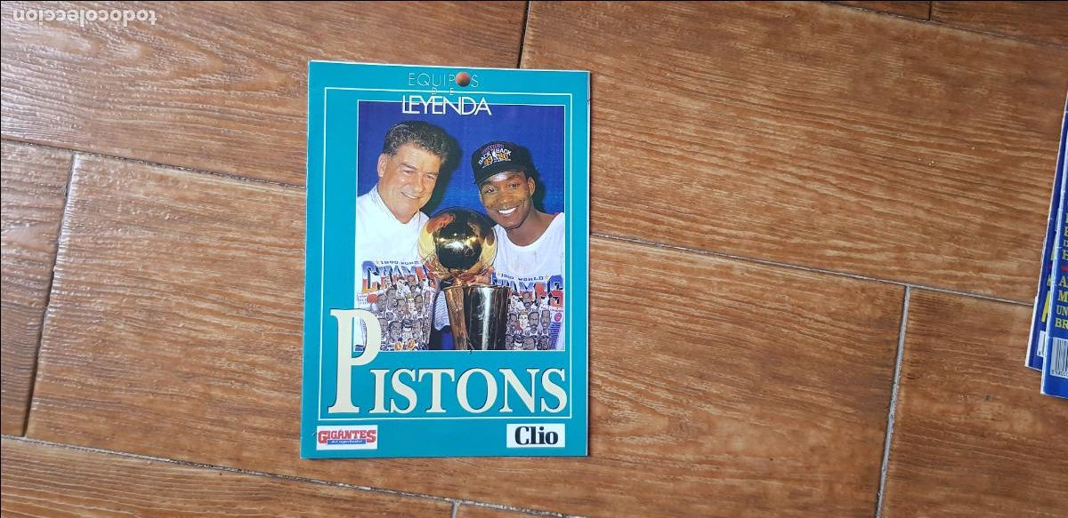 Coleccionismo deportivo: GIGANTES DEL SUPERBASKET. EQUIPOS DE LEYENDA. PISTONS ( UN FASC&Iacute;CULO)