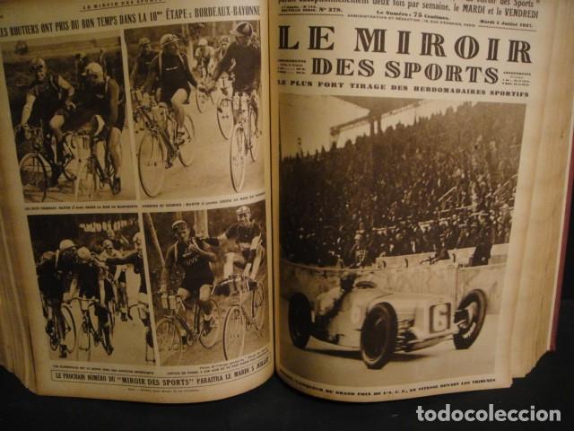Sports collectibles: le miroir des sports - revista francesa de deportes ,tomo con 52 revistas - a&ntilde;o 1927 completo