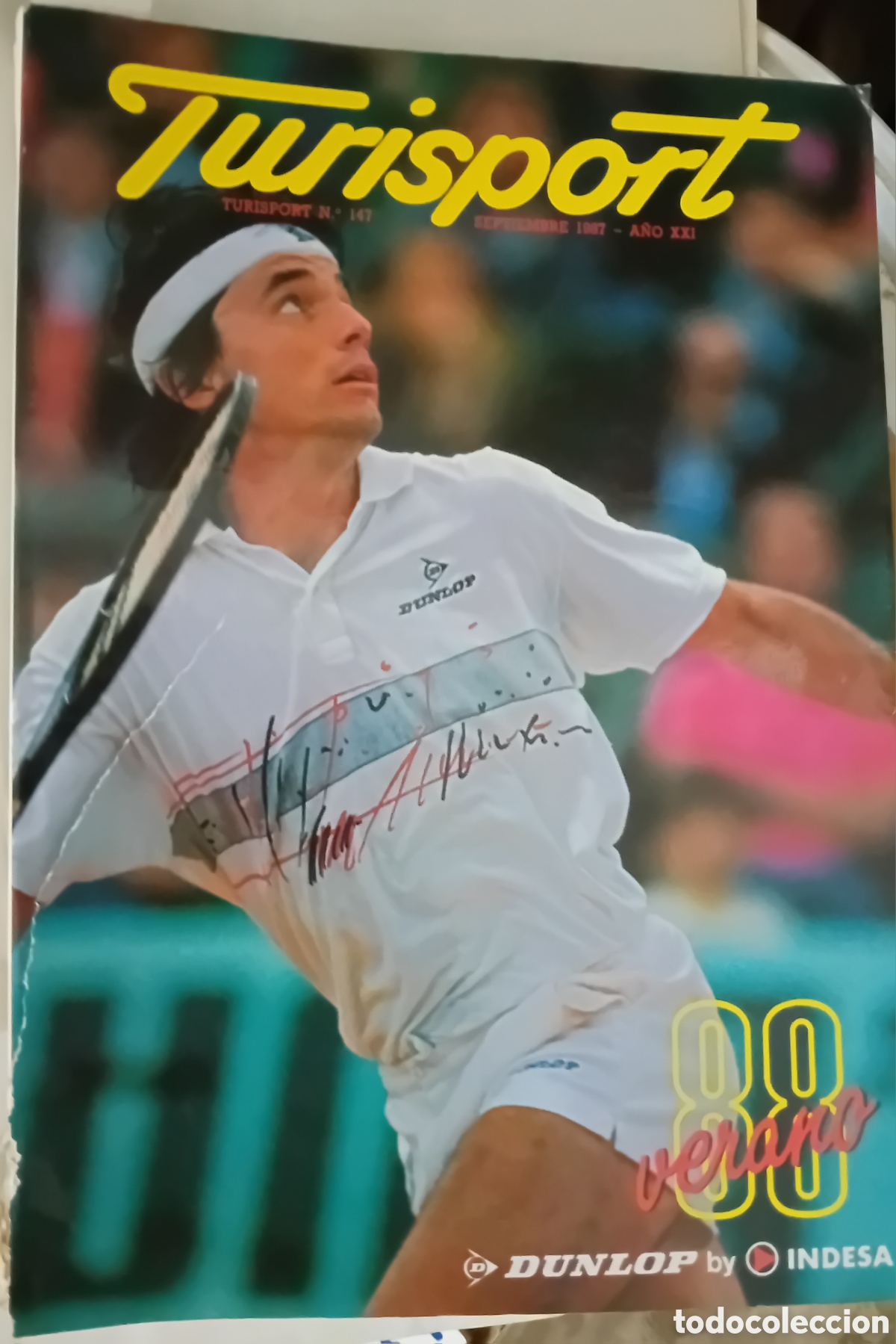 Sports collectibles: Revista - Turisport - Tenis- Emilio S&aacute;nchez vicario- 1987