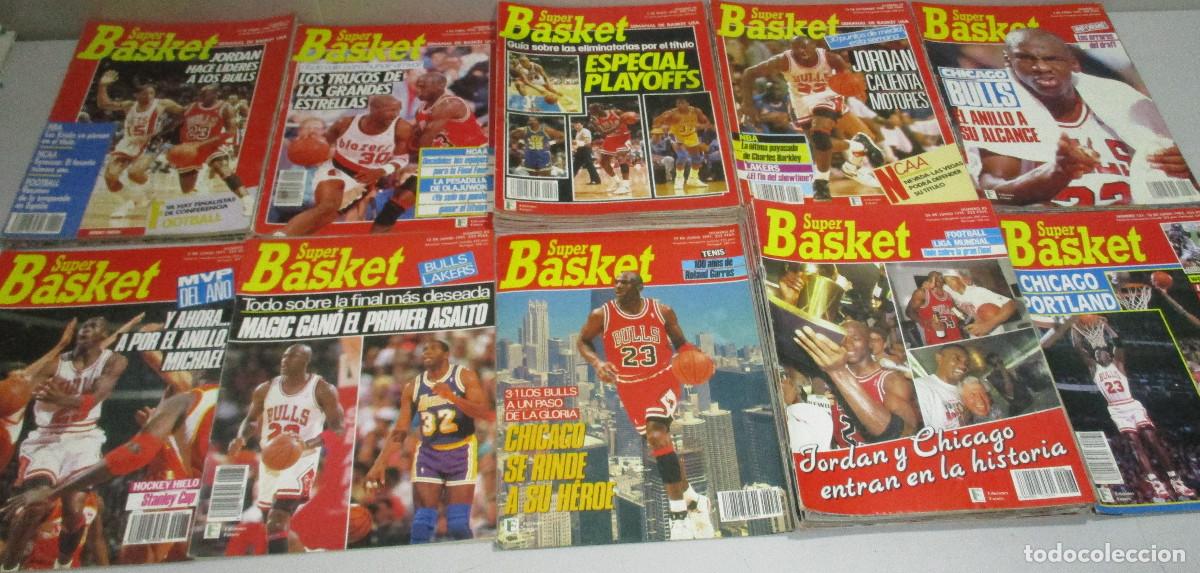 Collezionismo sportivo: lote 47 revistas SUPERBASKET SUPER BASKET n&ordm; entre 6 y 136, tambi&eacute;n sueltas
