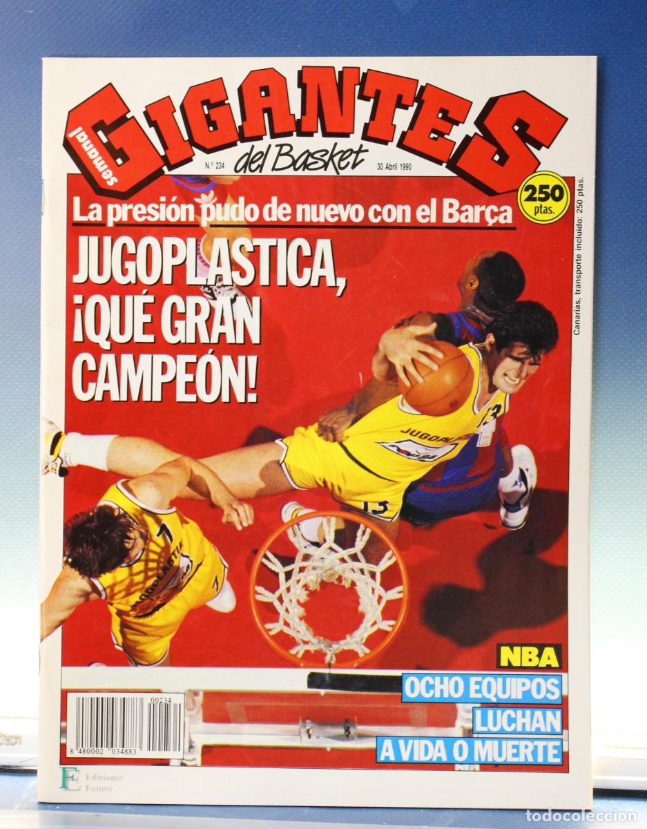 Coleccionismo deportivo: Revistas Baloncesto: Gigantes del Basket n&ordm; 234, 1990.