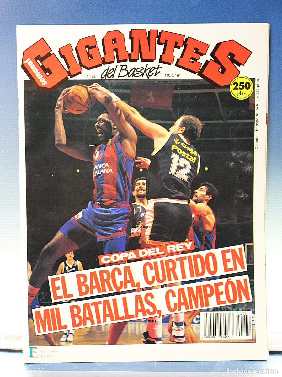 Coleccionismo deportivo: Revistas Baloncesto: Gigantes del Basket n&ordm; 278, 1991.