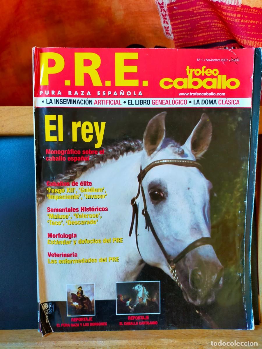 Collectionnisme sportif: REVISTA P.R.E. PURA RAZA ESPA&Ntilde;OLA. TROFEO CABALLO. N&ordm; 1. NOVIEMBRE 2007.
