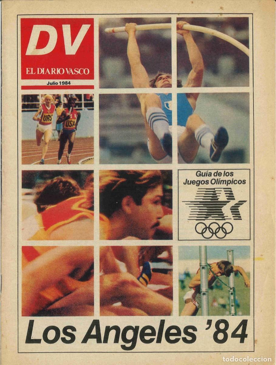 Coleccionismo deportivo: Gu&iacute;a de los Juegos Ol&iacute;mpicos de Los Angeles 84. El Diario Vasco