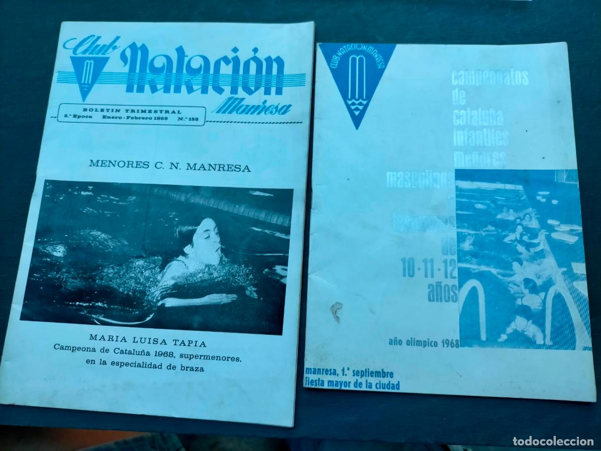 Sammelleidenschaft Sport: Revista Club Nataci&oacute;n Manresa bolet&iacute;n trimestral menores C N 1968 campeonatos de catalu&ntilde;a natacion