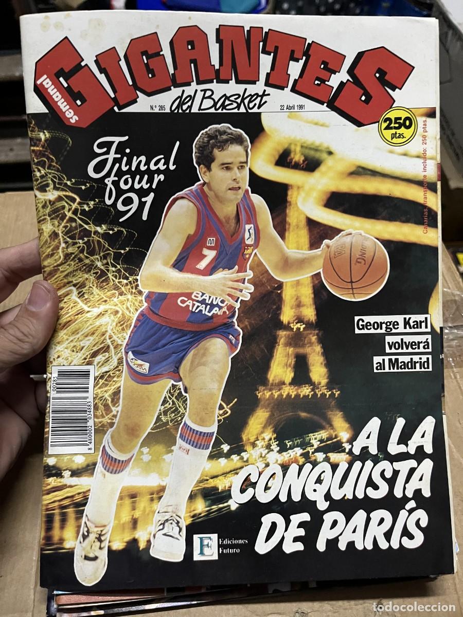 Coleccionismo deportivo: REVISTA GIGANTES DEL BASKET # 285 (22-4-1991) GEORGE KARL FINAL FOUR POSTER AUDIE NORRIS BARCELONA