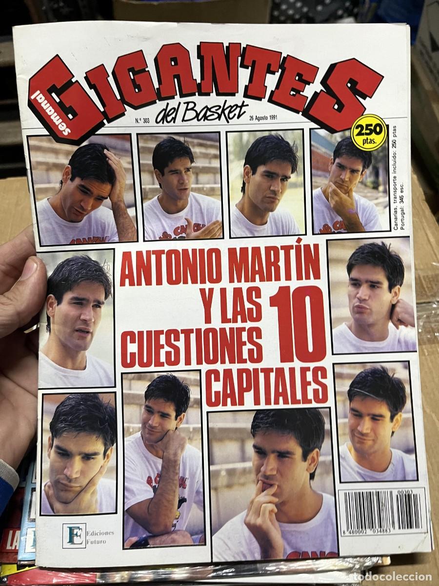 Coleccionismo deportivo: REVISTA GIGANTES DEL BASKET # 303 (26-8-1991) ANTONIO MARTIN POSTER BRIAN JACKSON
