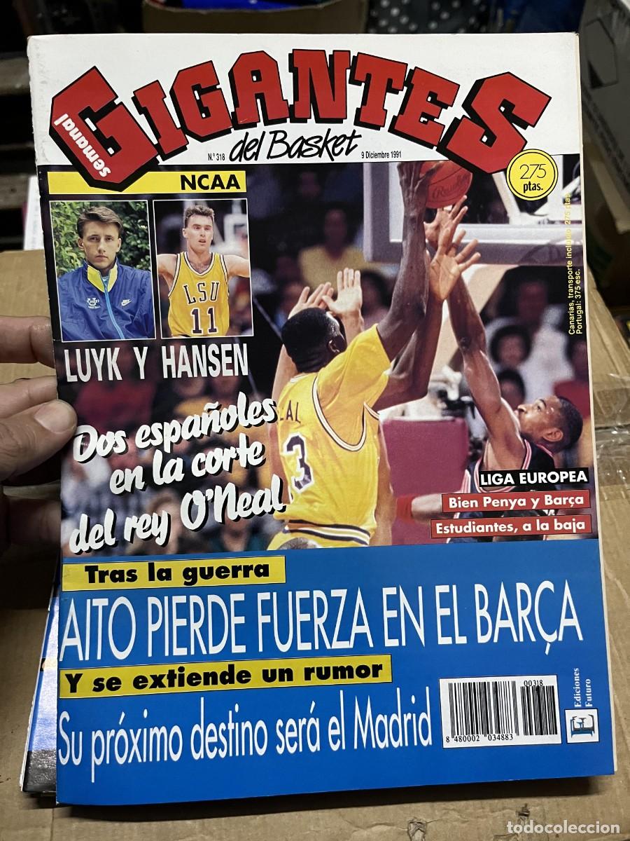 Coleccionismo deportivo: REVISTA GIGANTES DEL BASKET # 318 (9-12-1991) POSTER HENRY TURNER MATES