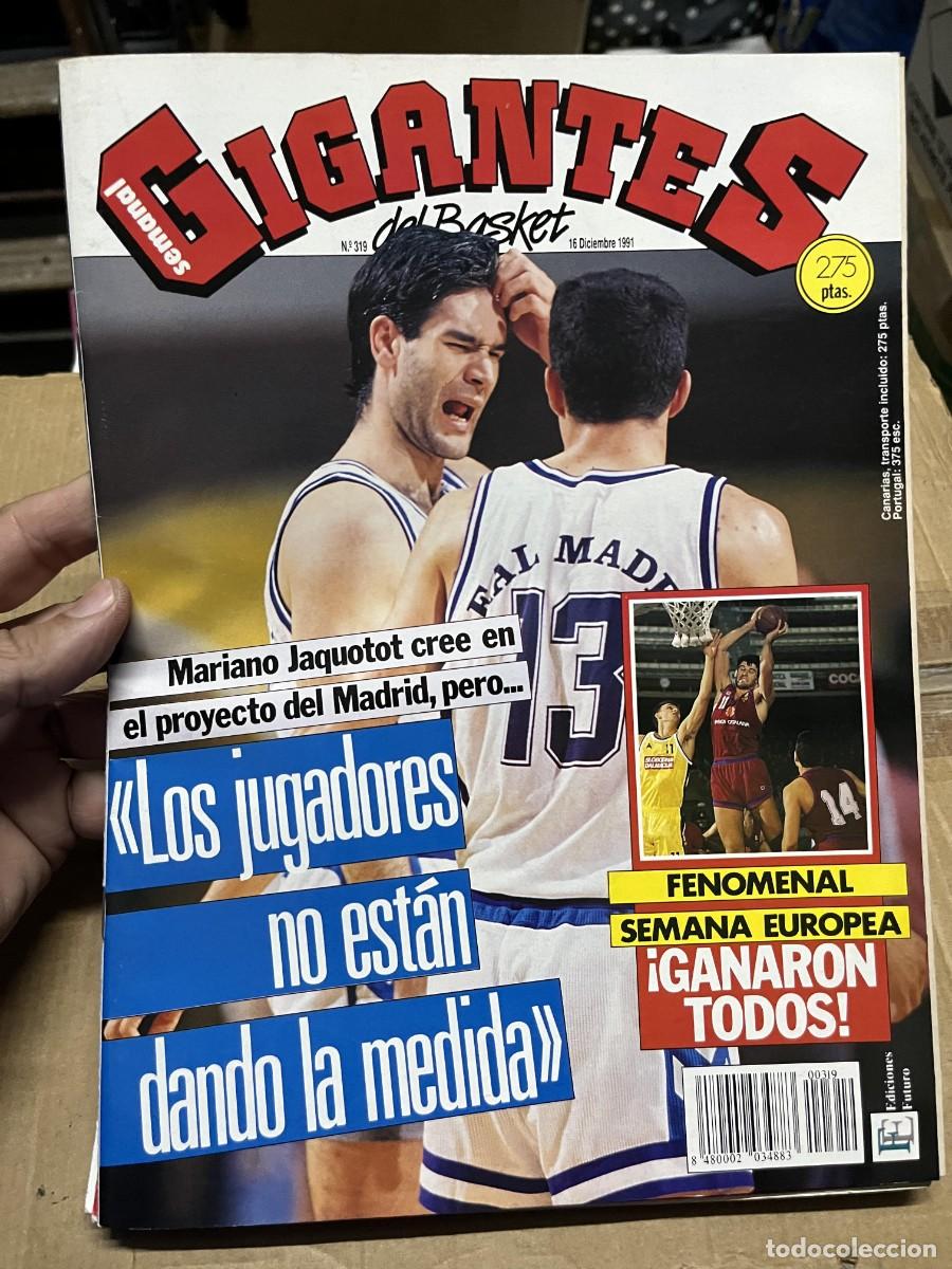 Coleccionismo deportivo: REVISTA GIGANTES DEL BASKET # 319 (16-12-1991) POSTER DAN MAJERLE PHOENIX SUNS
