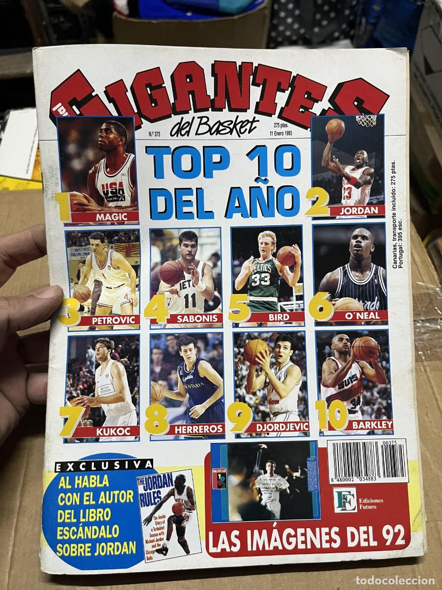 Coleccionismo deportivo: REVISTA GIGANTES DEL BASKET # 375 (11-1-1993) POSTER EPI OLIMPIADAS BARCELONA