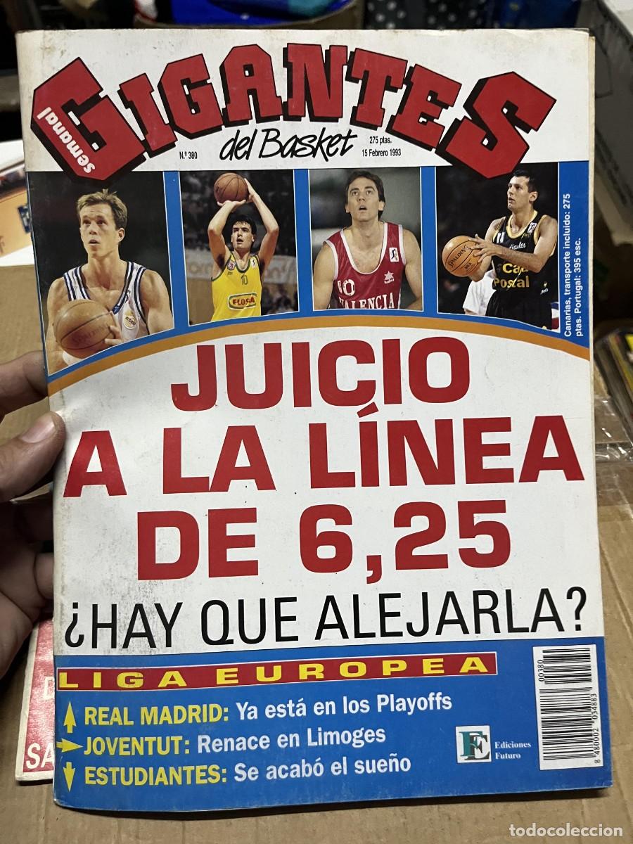 Coleccionismo deportivo: REVISTA GIGANTES DEL BASKET # 380 (15-2-1993) POSTER GRANGER HALL TDK MANRESA