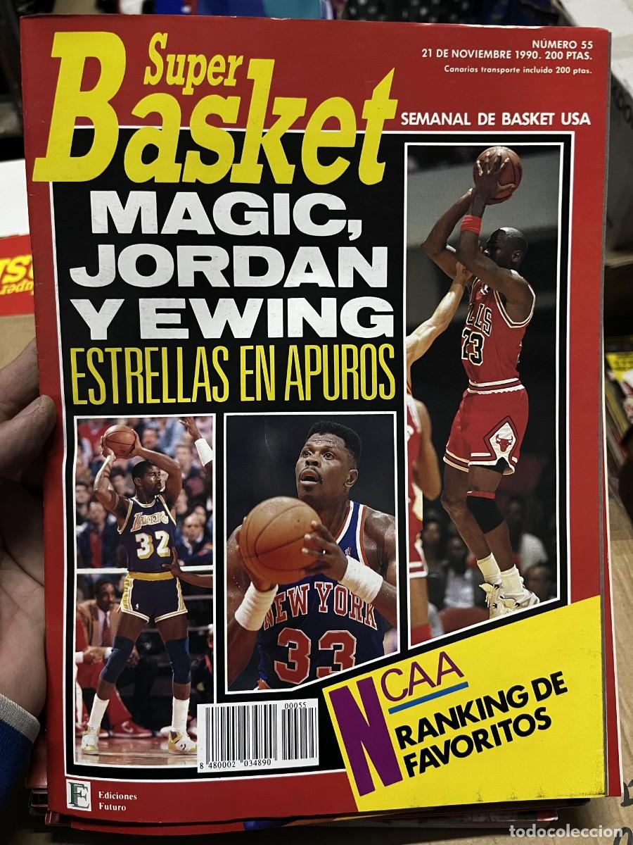 Coleccionismo deportivo: REVISTA SUPER BASKET # 55 (21-11-1990) MICHAEL JORDAN MAGIC EWING POSTER KEVIN WILLIS
