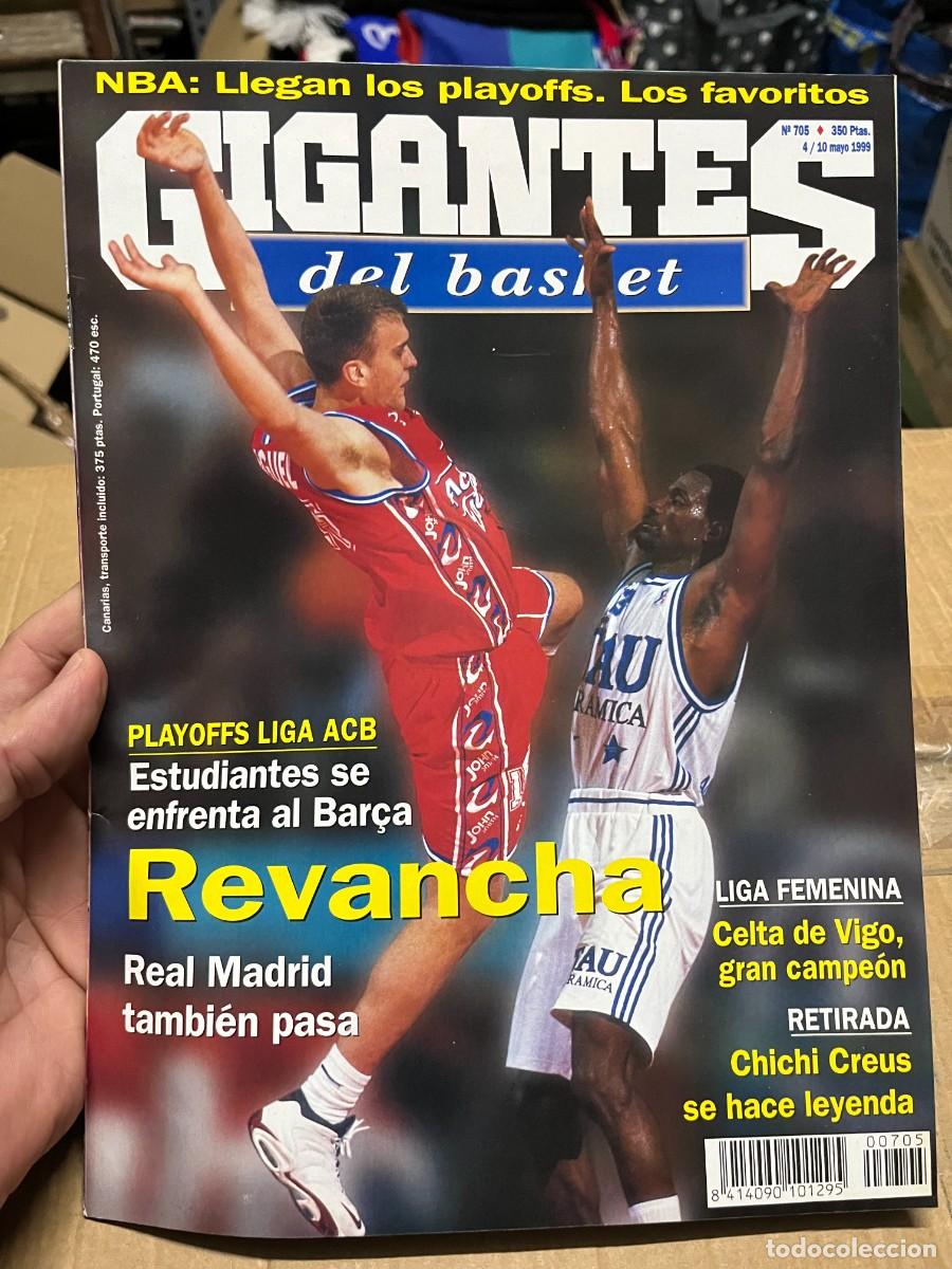 Coleccionismo deportivo: REVISTA GIGANTES DEL BASKET # 705 MAYO 1999 PLAYOFF LIGA ACB FEMENINA POSTER CHICHI CREUS