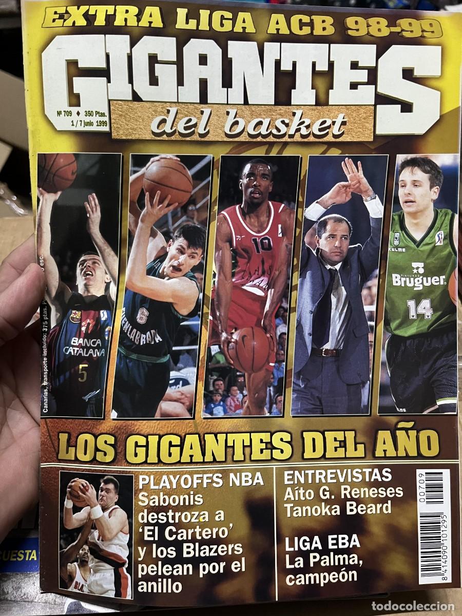 Coleccionismo deportivo: REVISTA GIGANTES DEL BASKET # 709 JUNIO 1999 LOS GIGANTES DEL A&Ntilde;O
