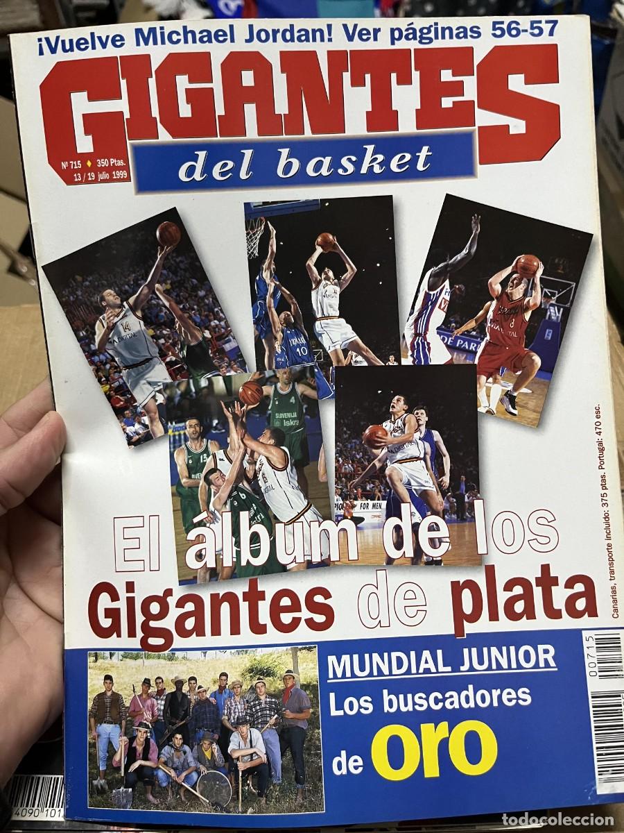 Coleccionismo deportivo: REVISTA GIGANTES DEL BASKET # 715 JULIO 1999 POSTER ALBERTO HERREROS ANDREA MENECHIN
