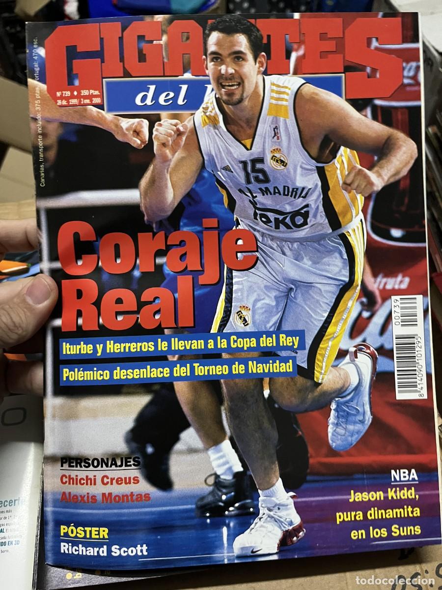 Coleccionismo deportivo: REVISTA GIGANTES DEL BASKET # 739 DICIEMBRE 1999 ITURBE HERREROS POSTER RICHARD SCOTT CALENDARIO