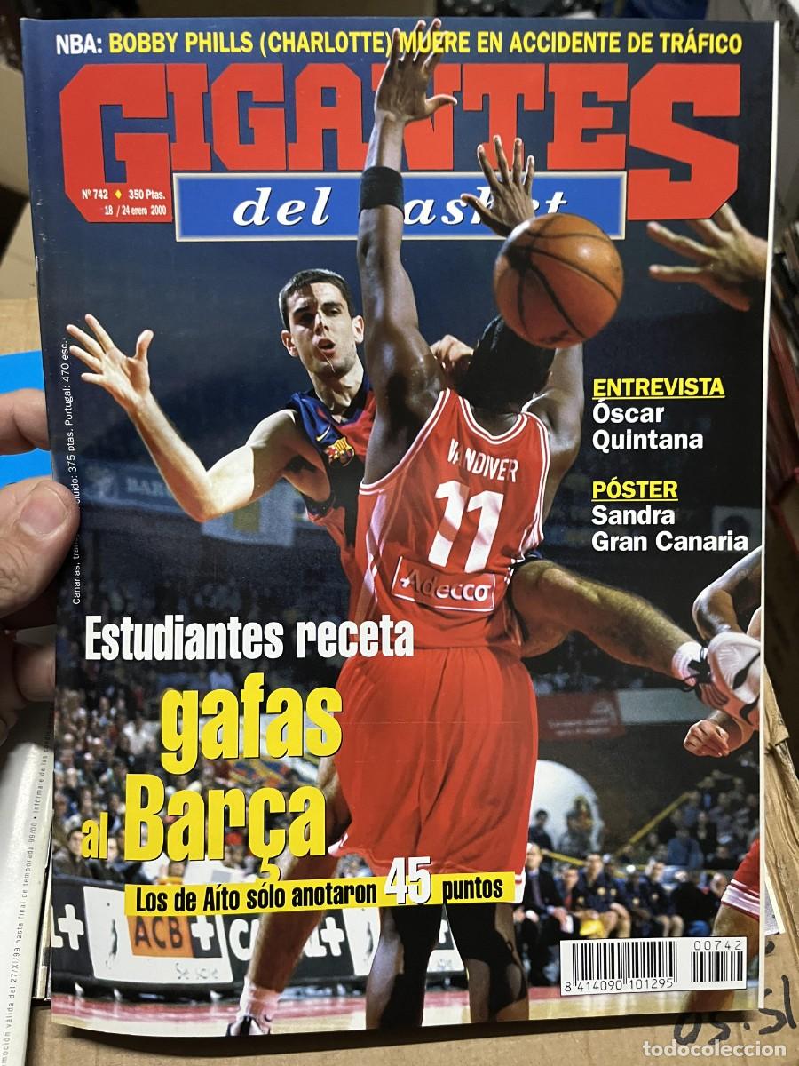 Coleccionismo deportivo: REVISTA GIGANTES DEL BASKET # 742 ENERO 2000 POSTER SANDRA GRAN CANARIA CAMPEON LIGA FEMENINA