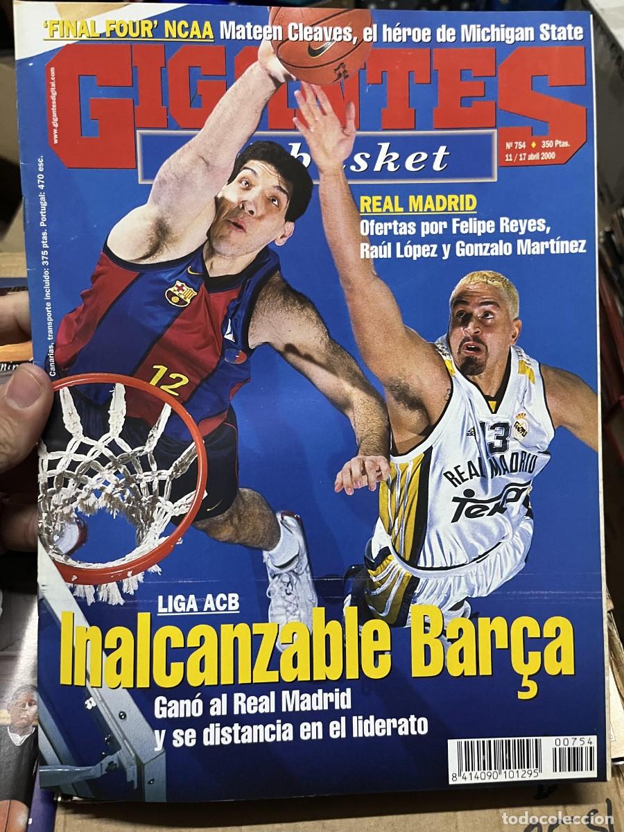 Coleccionismo deportivo: REVISTA GIGANTES DEL BASKET # 754 ABRIL 2000 LIGA ACB POSTER JEAN JAQUES CONCEI&Ccedil;AO