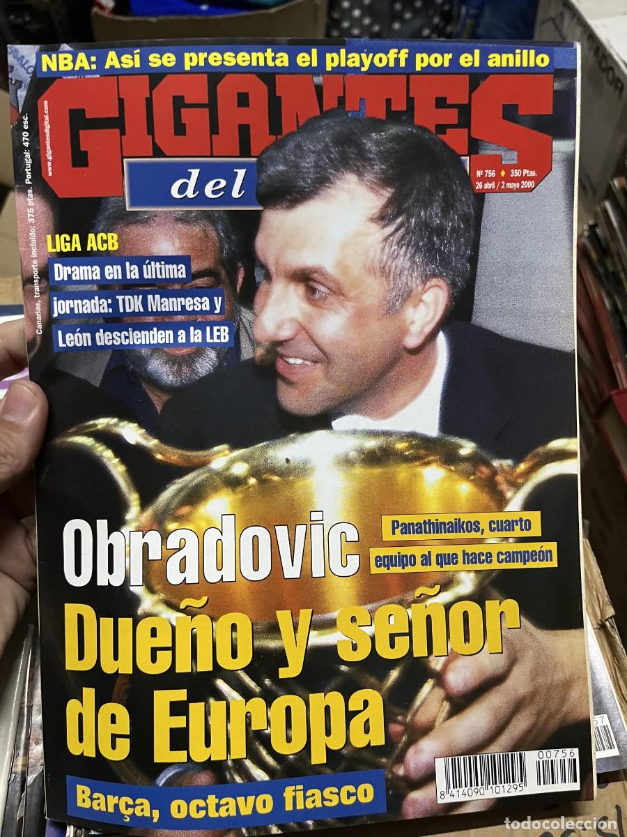 Coleccionismo deportivo: REVISTA GIGANTES DEL BASKET # 756 MAYO 2000 OBBRADOVIC POSTER VELIMIR PERASOVIC