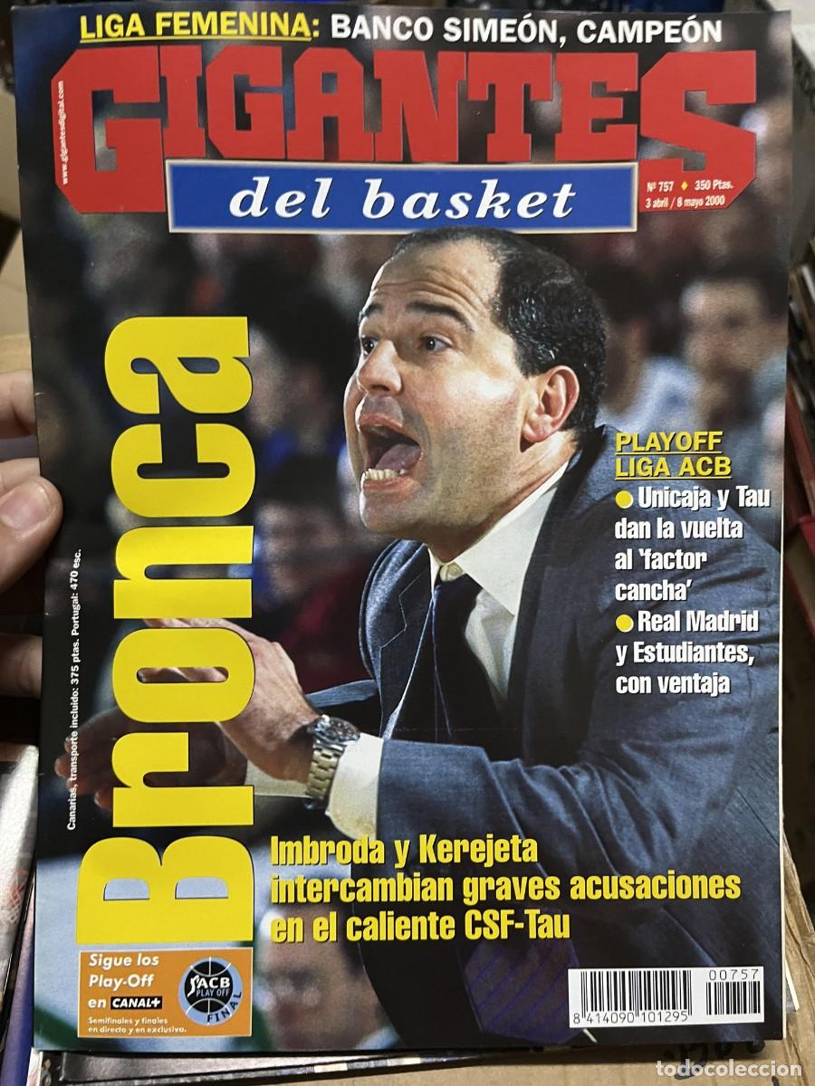 Coleccionismo deportivo: REVISTA GIGANTES DEL BASKET # 757 MAYO 2000 POSTER DARRYL MIDDLETON
