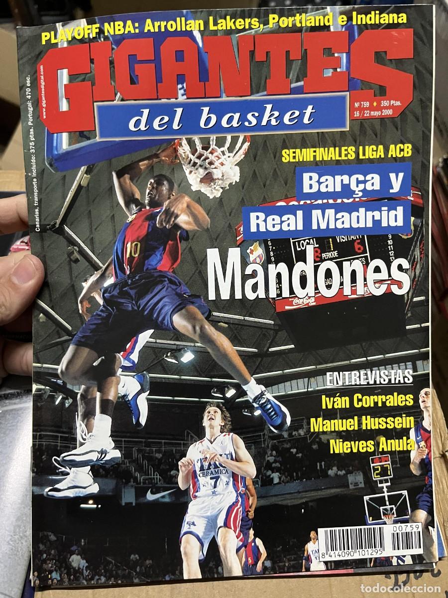 Coleccionismo deportivo: REVISTA GIGANTES DEL BASKET # 759 MAYO 2000 POSTER JORGE RACCA ALBERTO HERREROS