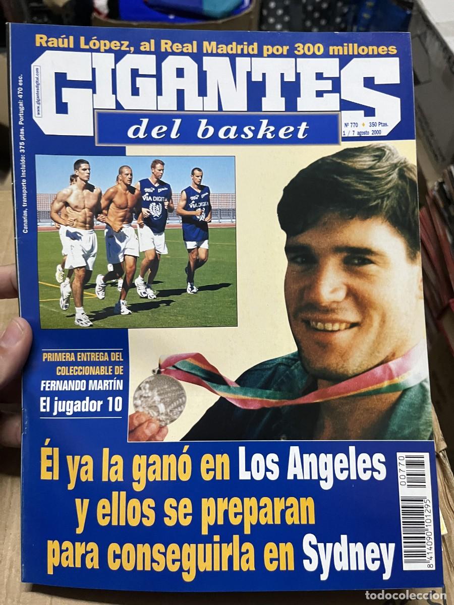 Coleccionismo deportivo: REVISTA GIGANTES DEL BASKET # 770 AGOSTO 2000 POSTER FERNANDO MARTIN REAL MADRID